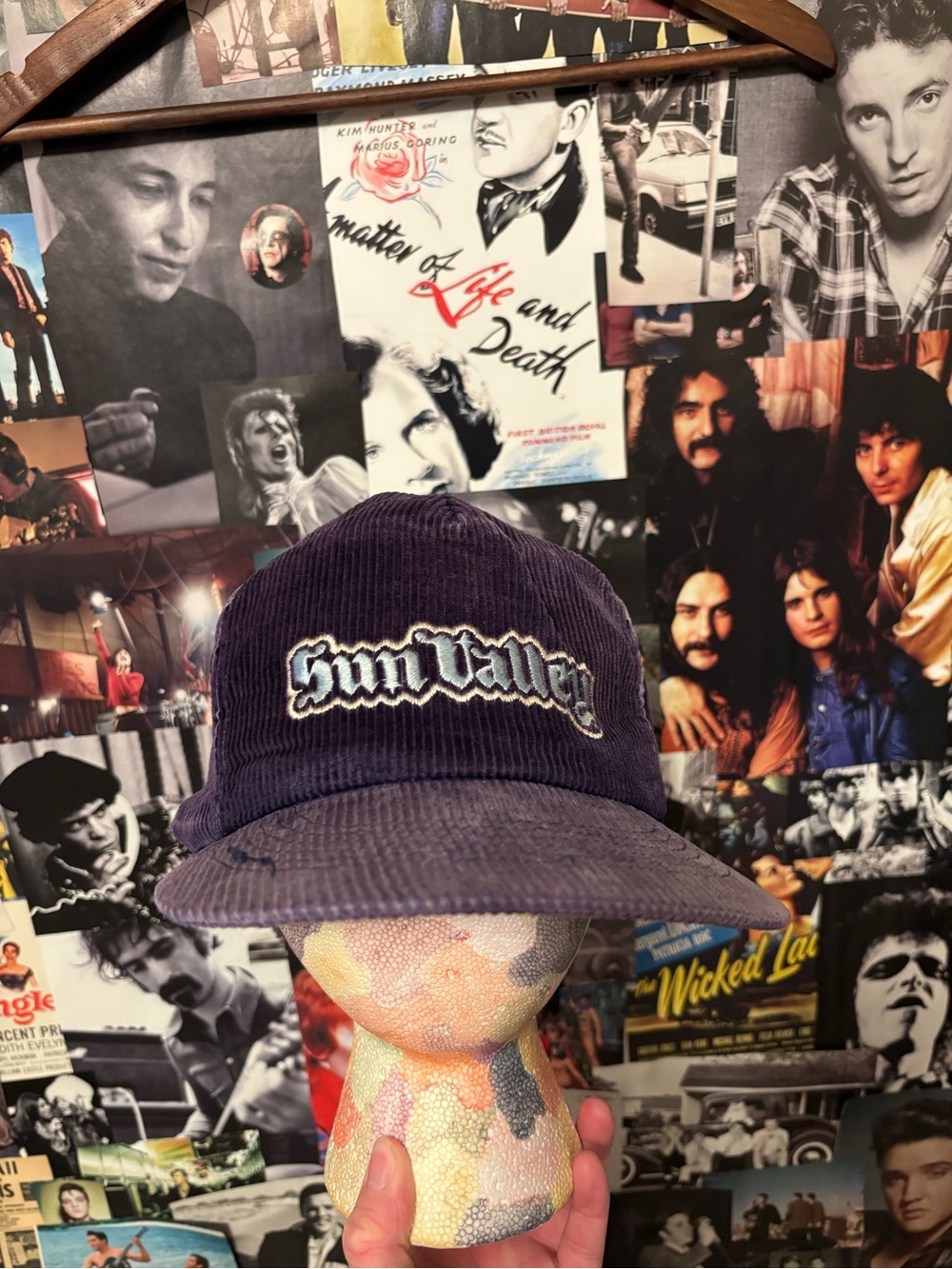Corduroy Baseball Cap — Deep Purple